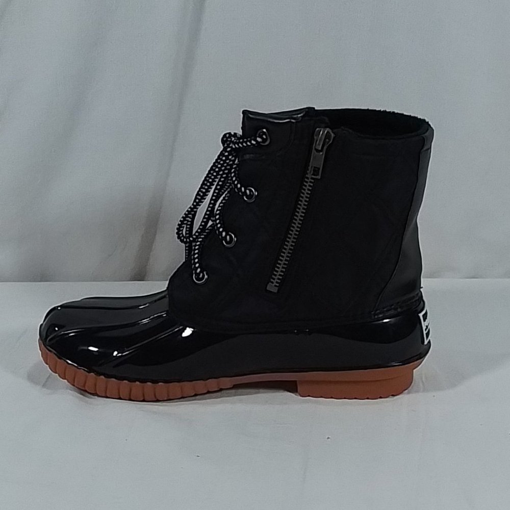 Women's Portland Boot Co. Quilted Duck Boot - Black - 8 - NIB - Picture 4 of 7